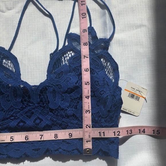 FREE PEOPLE BLUE KNIT BRALETTE - Picture 7 of 16
